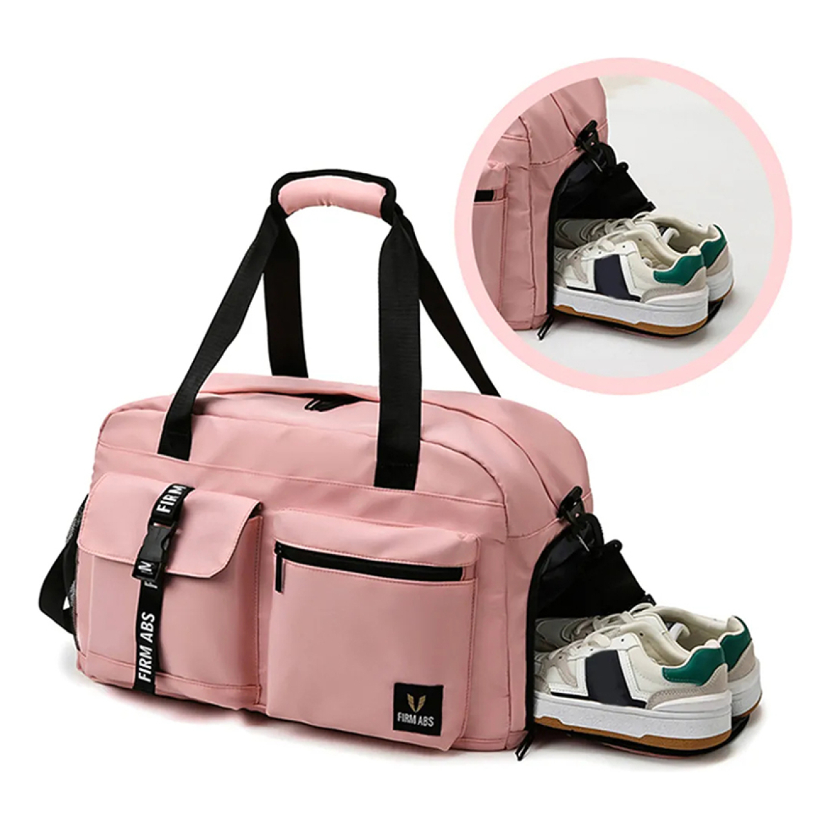Bolso De Viaje Espacioso Bolsillo Para Zapatos Enganchable - Imagen 17