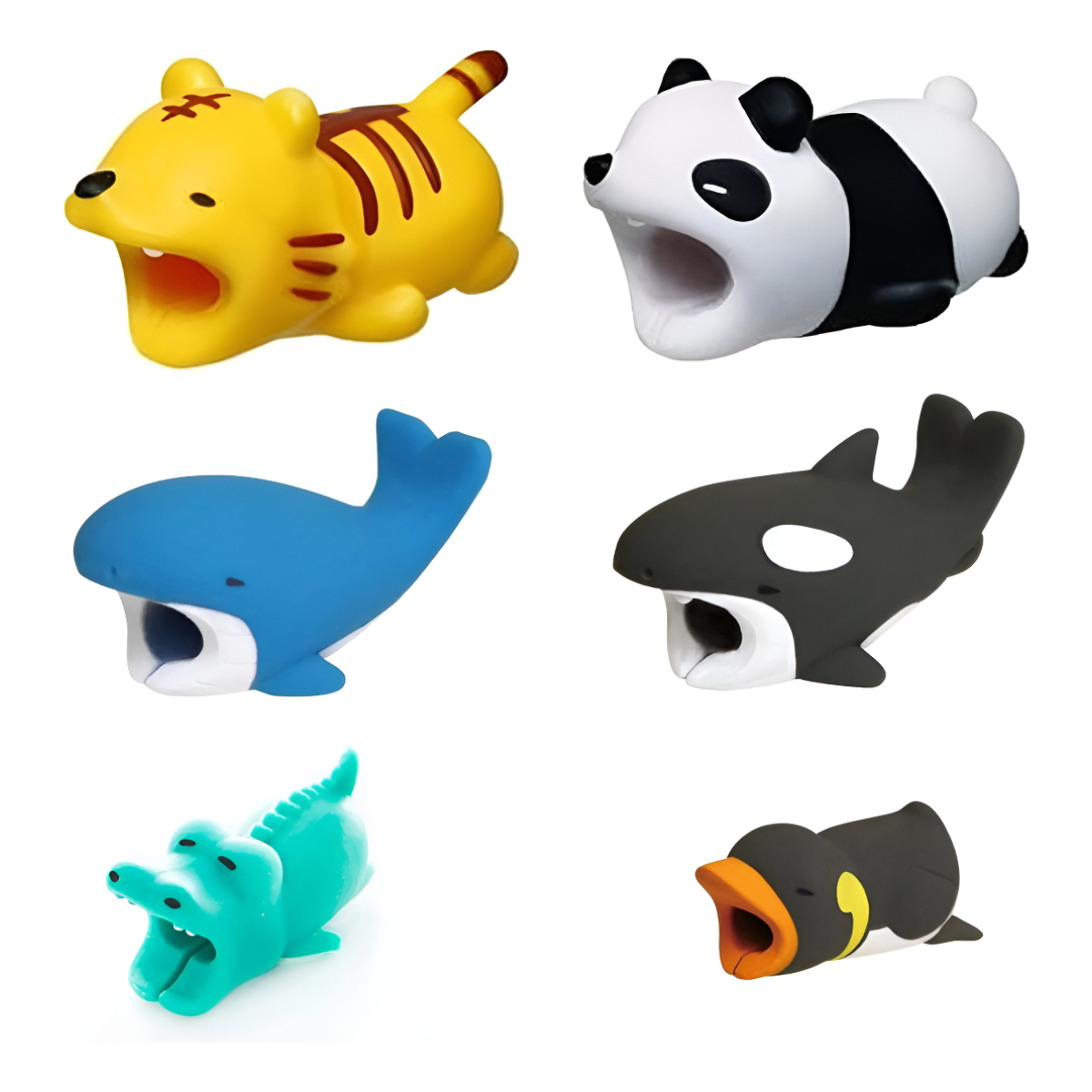 Protector Cable Cargador Auriculares Varios Diseños Animales - Imagen 21