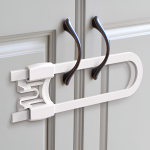 Tranca Para Puerta De Muebles Ajuste Anti Deslizante - Imagen 2