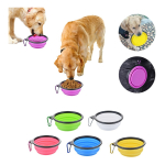 Comedero Bebedero De Silicona Plegable Para Perro Aire Libre - Imagen 35