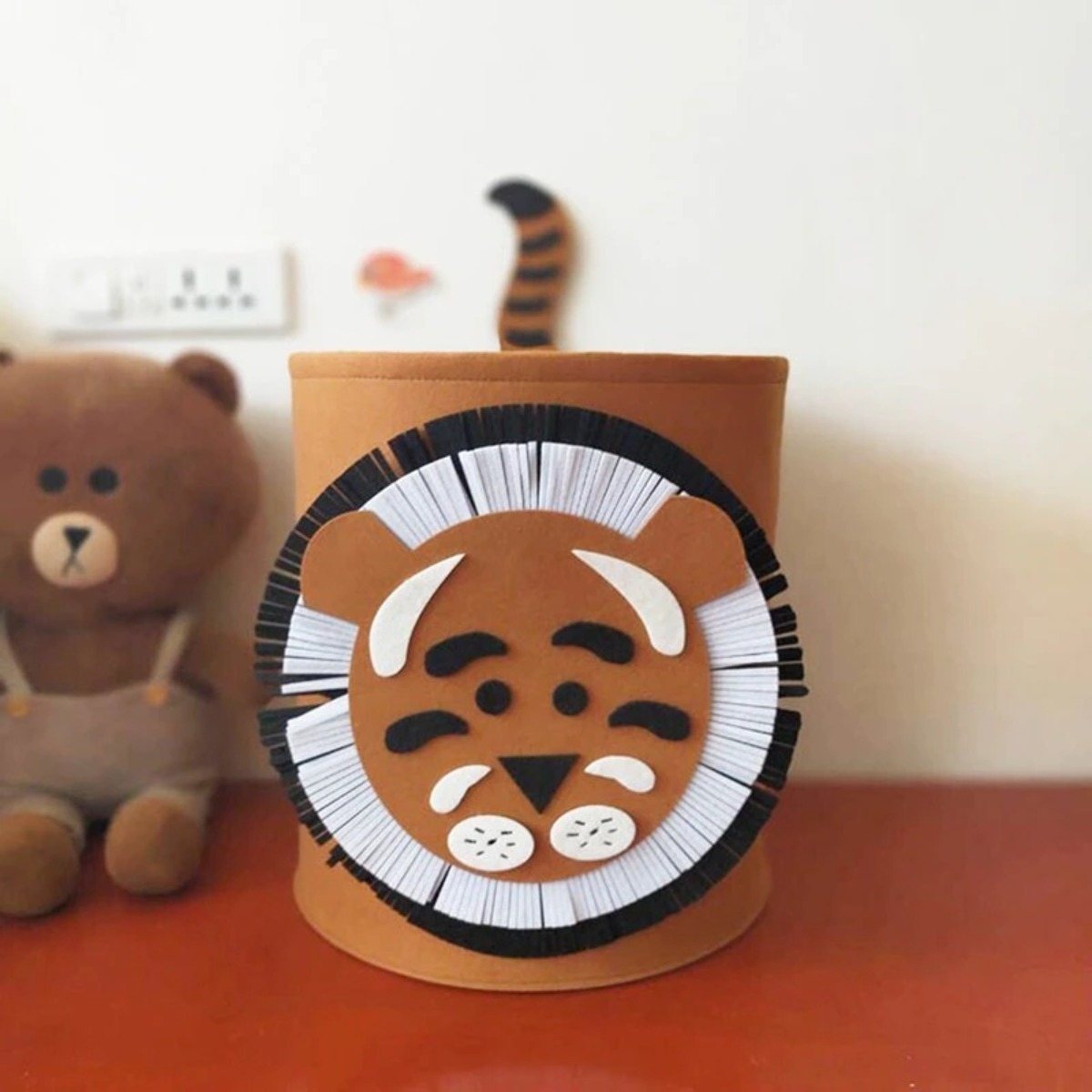 Cesto Canasto Infantil Para Juguetes O Ropa En Lona Deco - Imagen 4