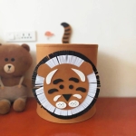 Cesto Canasto Infantil Para Juguetes O Ropa En Lona Deco - Imagen 4