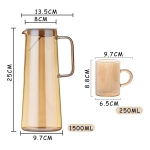 Jarra Termica Vidrio Templado Decorativa Moderna 1,5l - Imagen 5