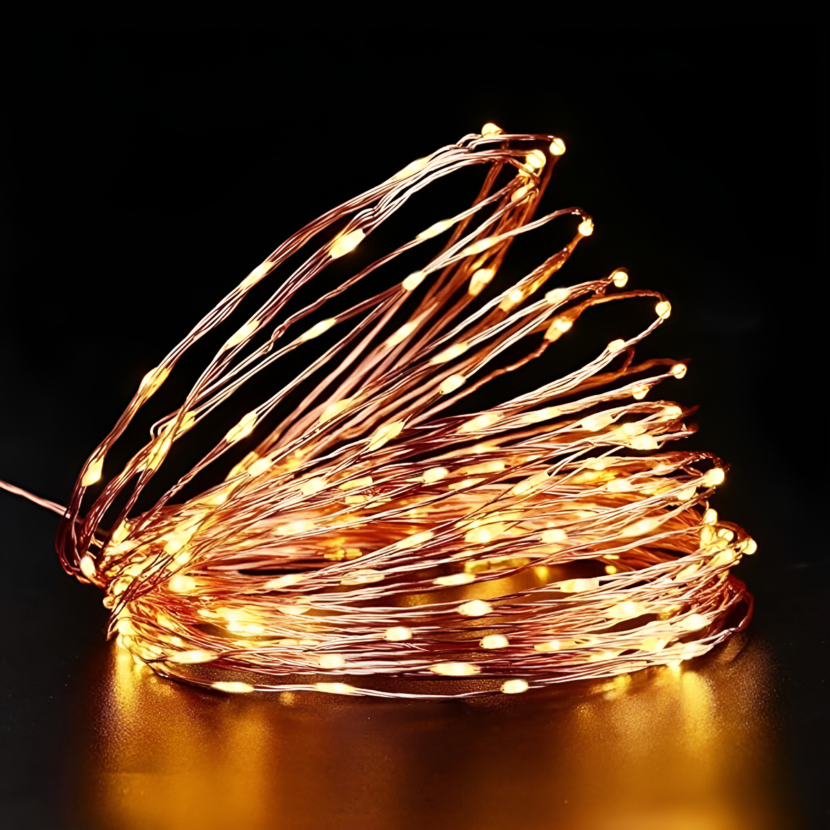 Bichito De Luz Luciérnagas Mini Leds De Cobre 5 Metros - Imagen 6