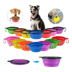 Comedero Bebedero De Silicona Plegable Para Perro Aire Libre - Imagen 40