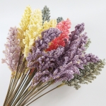 Flores Artificiales Decorativas Bolitas Lavanda X6 30cm - Imagen 33