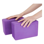 Ladrillo P/ Yoga Y Pilates Bloque Goma Eva Colores Iluminara - Imagen 15