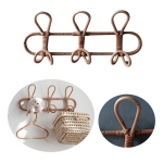 Perchero Colgante De Pared Mimbre Ratán Decorativo - Imagen 13