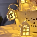 Guia De Luces 10 Casitas Led Decoración - Imagen 7