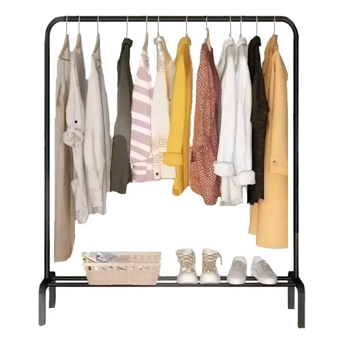 Perchero Metal Organización Perchas Ropa Vestidor Largo - Imagen 4