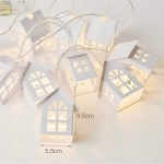 Guia De Luces 10 Casitas Led Decoración - Imagen 2