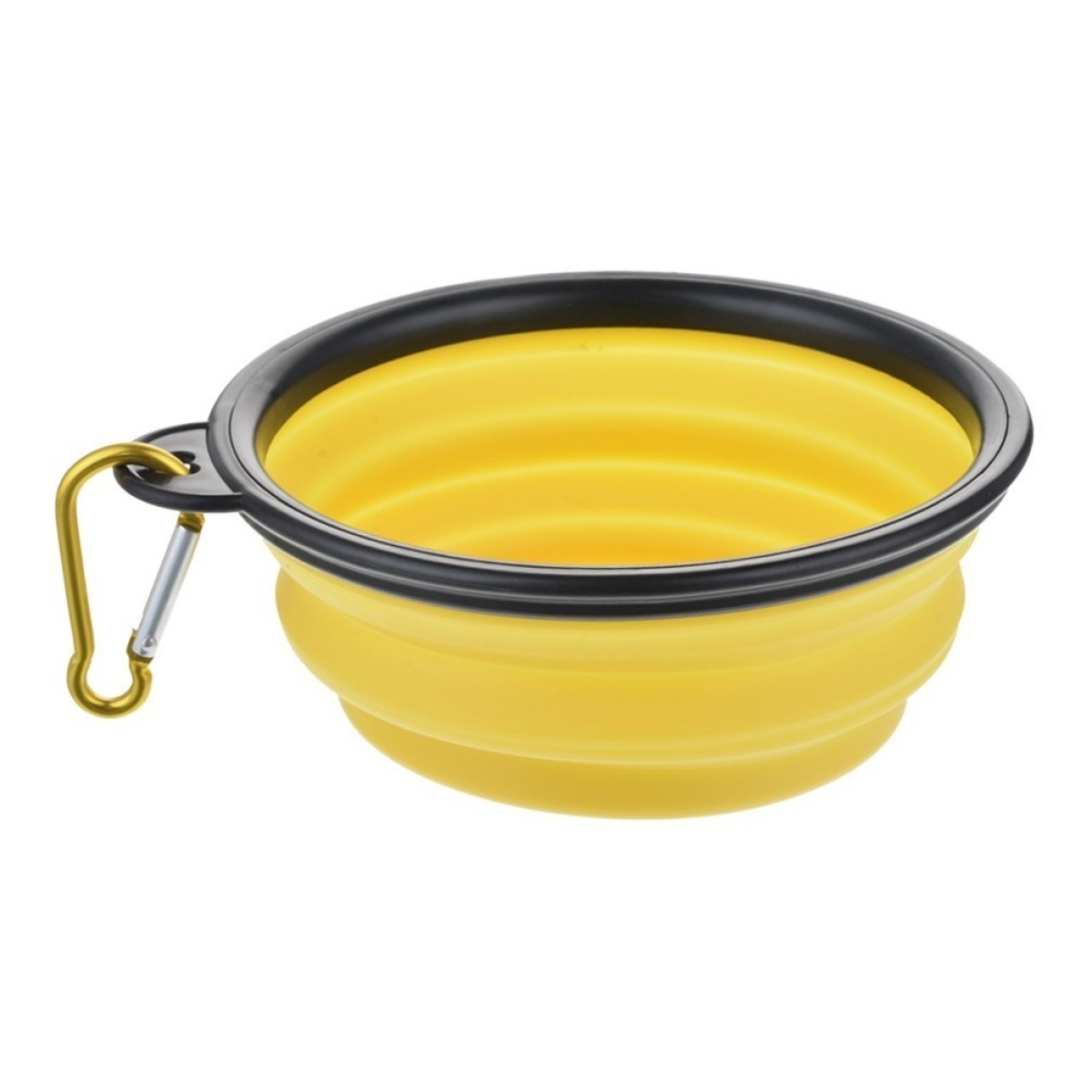Comedero Bebedero De Silicona Plegable Para Perro Aire Libre - Imagen 1