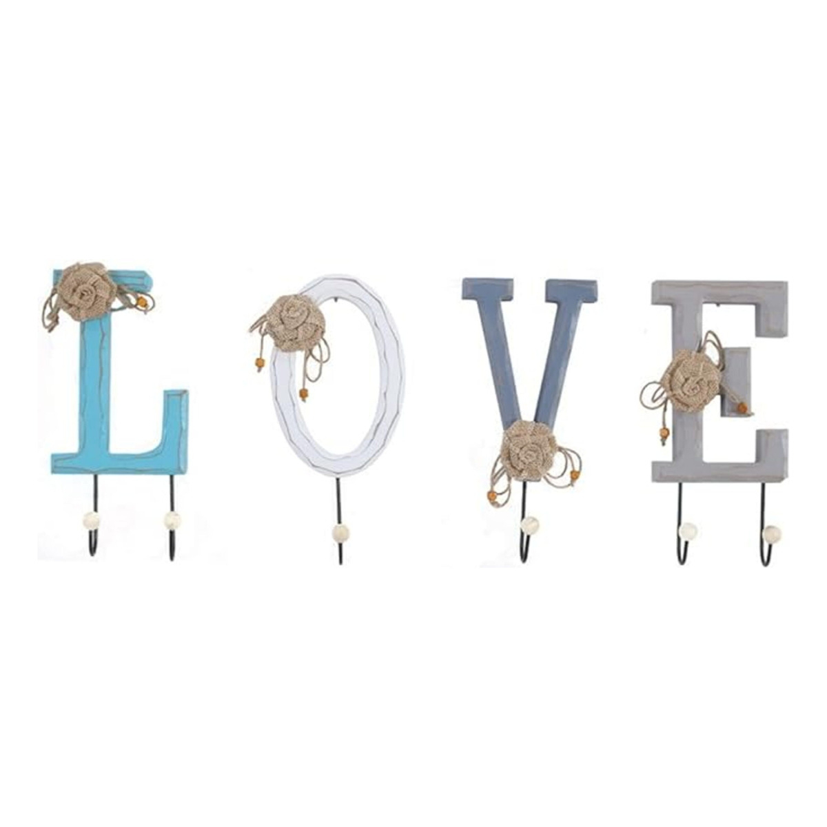 Perchero Home Love 4 Letras Calidad De Moda - Imagen 1