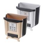 Cesto De Basura Colgante Plegable Residuos Con Porta Bolsas - Imagen 9