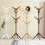 Perchero Organizador Ropa De Pie 175cm De Bambu 8 Ganchos - Imagen 3
