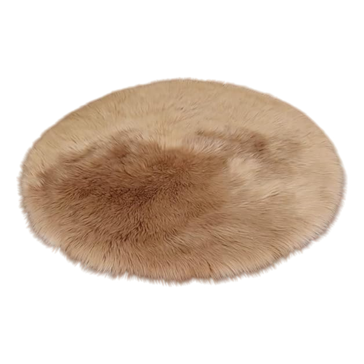 Alfombra Redonda Shaggy 90cm Premium Suave Moderna - Imagen 15