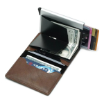 Porta Tarjetas De Metal Rfid Cuero Sintetico - Imagen 20