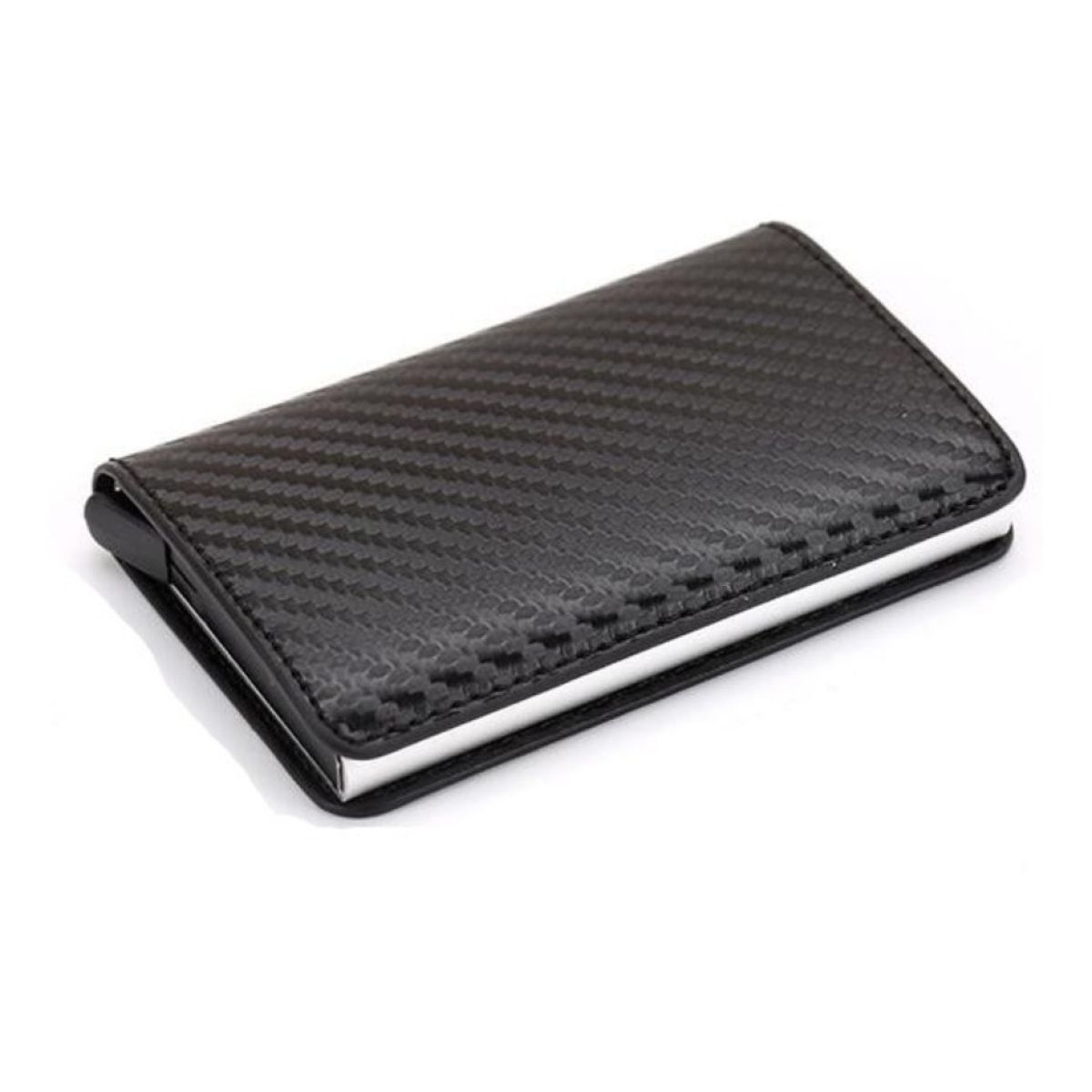 Porta Tarjetas De Metal Rfid Cuero Sintetico - Imagen 27