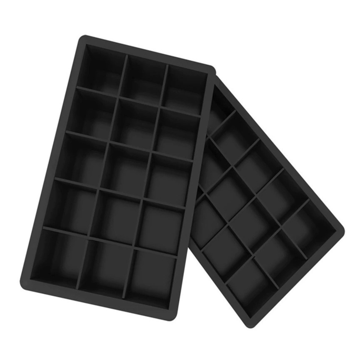 Hielera Cubetera 15 Hielo Gourmet Molde Silicona Rectangular - Imagen 1