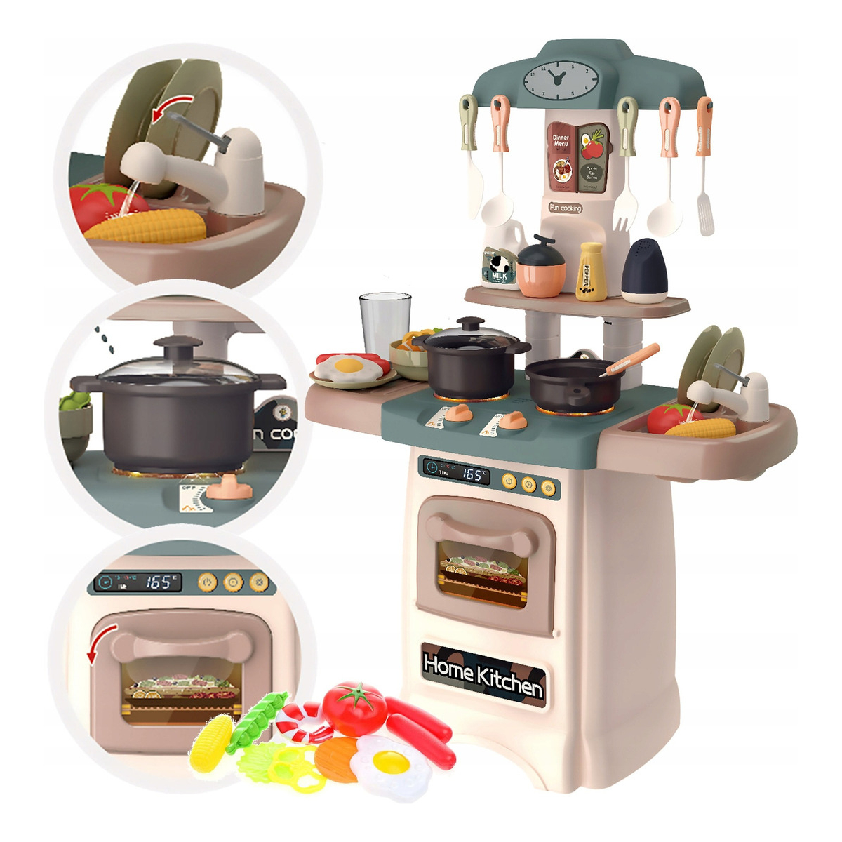 Juego De Cocina Set Completo Para Niñas Y Niños Infantil - Imagen 2
