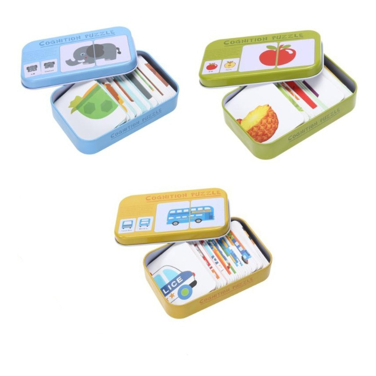 Juego Cartas Cognitivo Montessori Niños Varios Diseños - Imagen 4