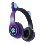 Auriculares Con Orejas Y Luces Divertidos Bluetooth - Imagen 26