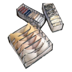 Pack X3 Organizador Ropa Interior Y Medias 6,7,11 Divisiones