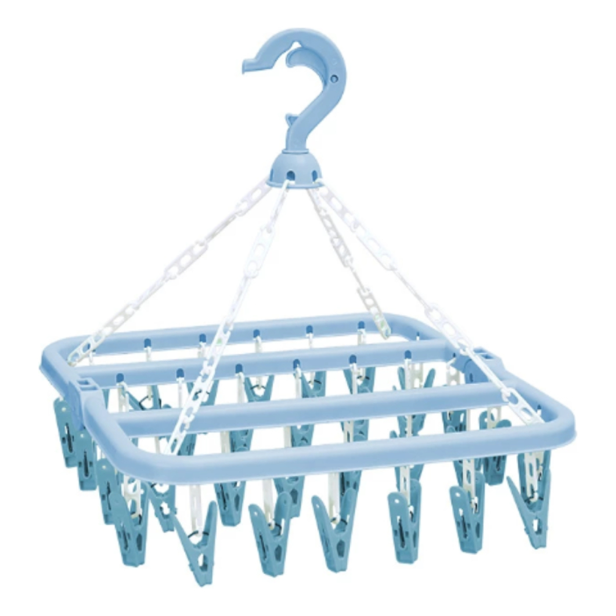 Colgador De Secado Plegable Giratorio Percha 36 Palillos - Imagen 10