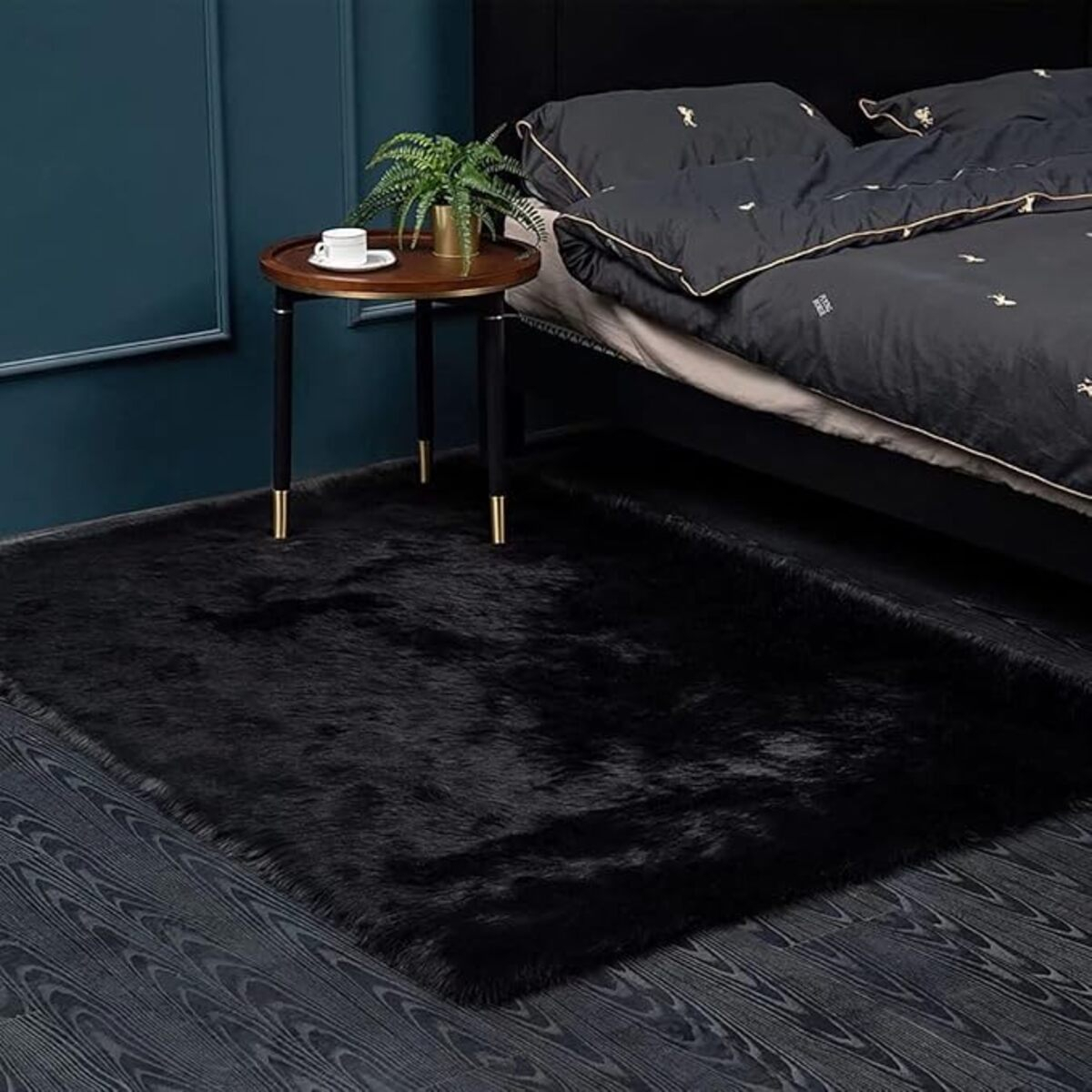 Alfombra Shaggy Decorativa Premium Rectangular Suave Moderna - Imagen 5