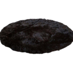 Alfombra Redonda Shaggy 90cm Premium Suave Moderna - Imagen 11