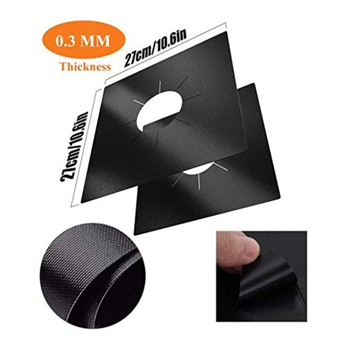 Set X4 Protectores De Hornalla Anafes Cocina - Imagen 4