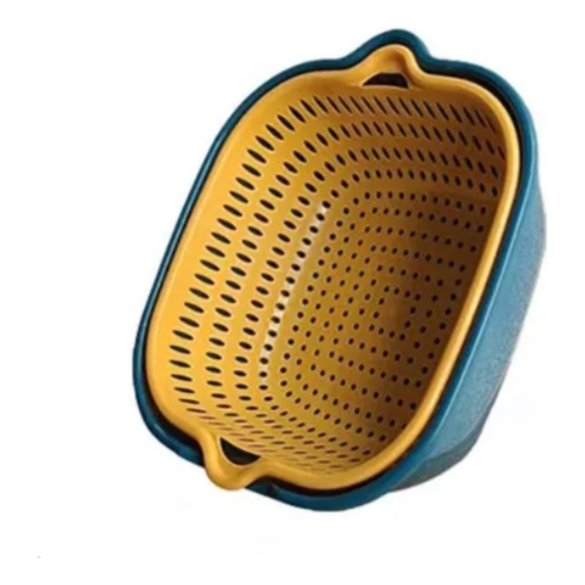 Escurridor Colador Con Recipiente Volcador Chico - Imagen 1