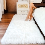 Alfombra Shaggy Decorativa Premium Rectangular Suave Moderna - Imagen 9