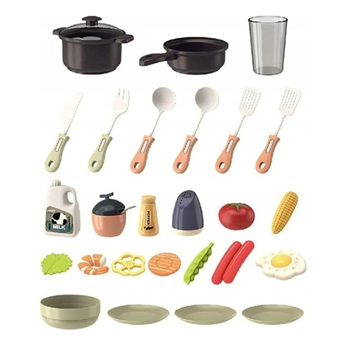 Juego De Cocina Set Completo Para Niñas Y Niños Infantil - Imagen 4