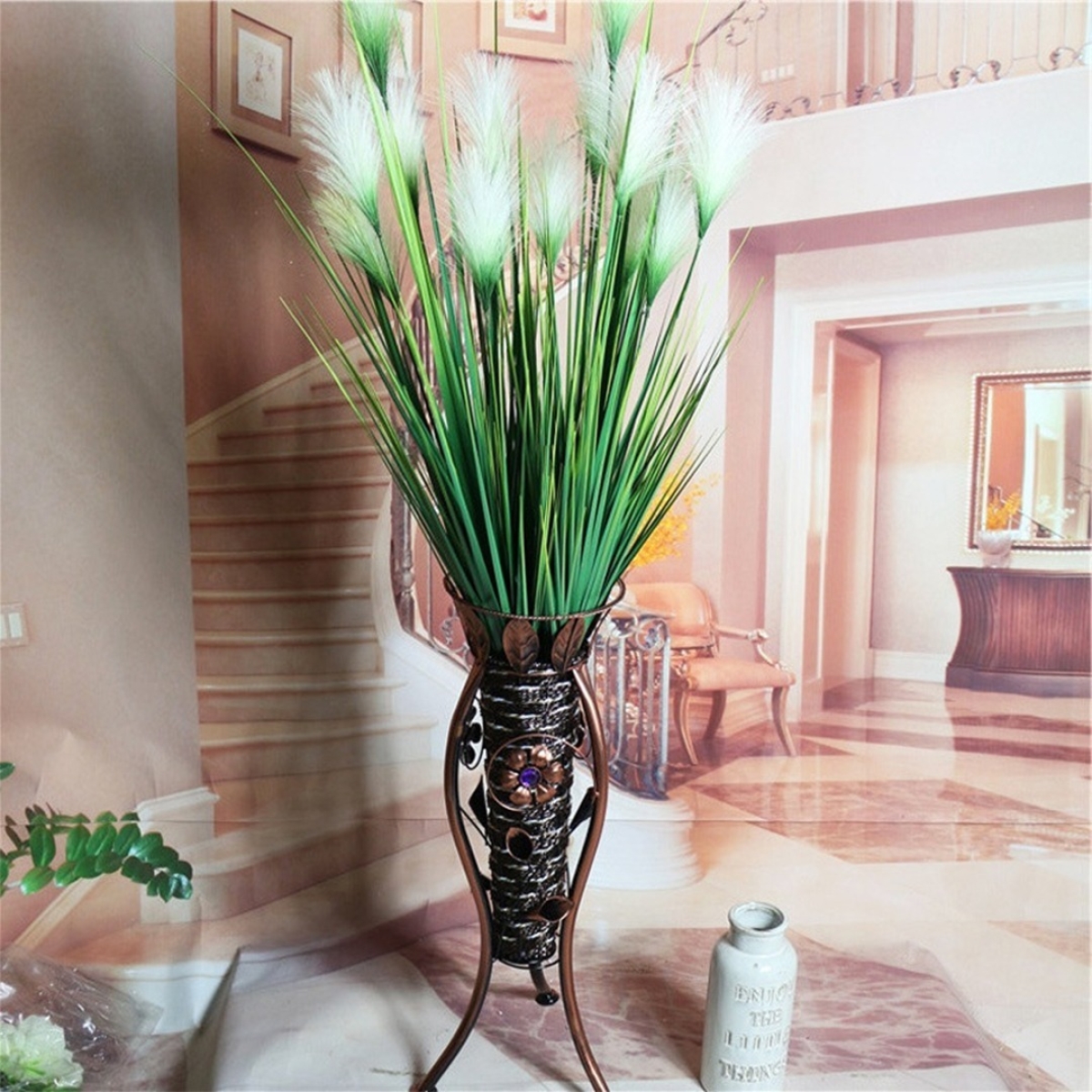 Ramo Planta Artificial Para Decorar 93cm Decoracion - Imagen 4