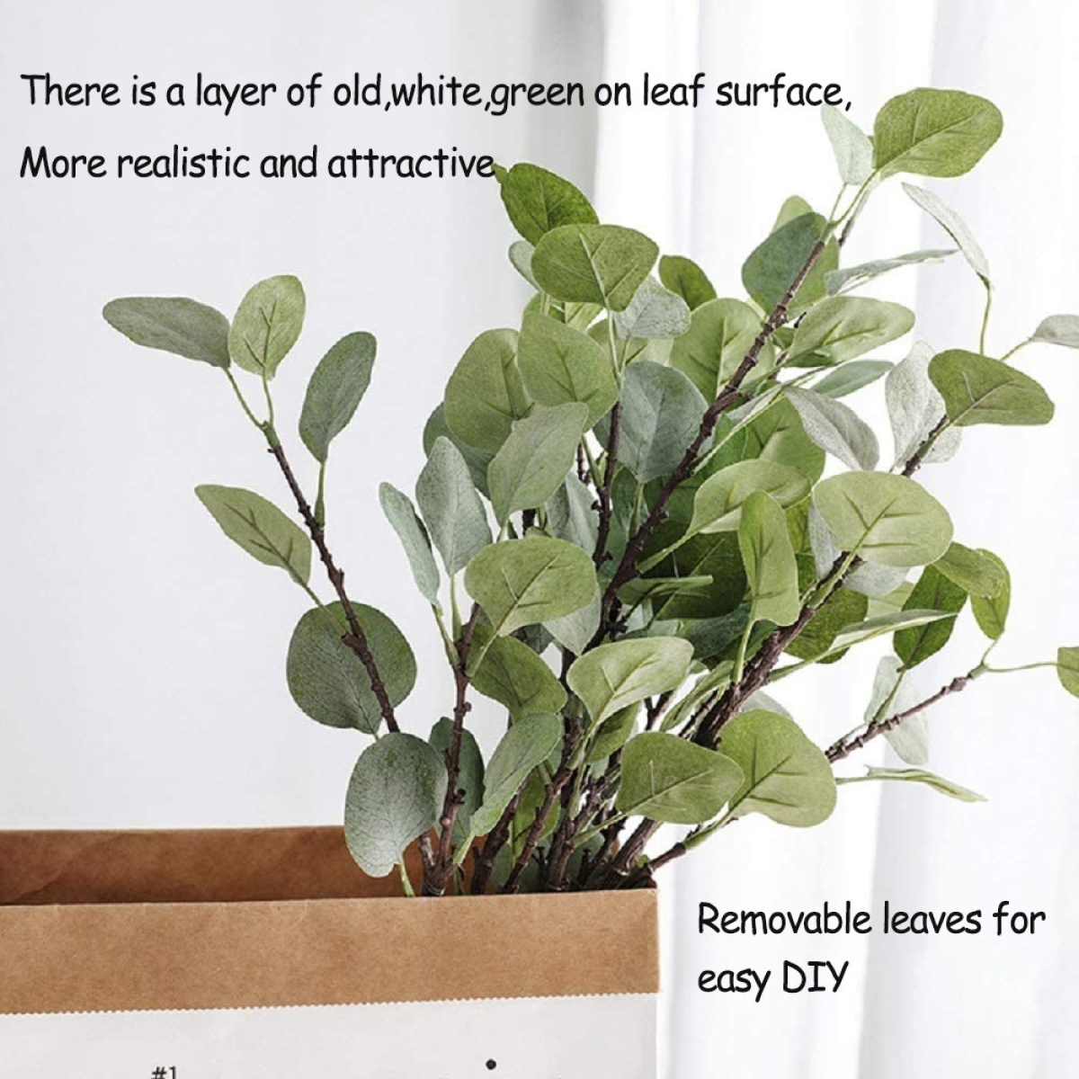 Ramo Planta Artificial Para Decorar 65cm - Imagen 12