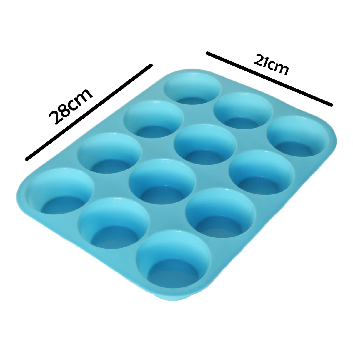 Molde En Silicona Para Cupcakes Muffins Magdalenas Cocina - Imagen 4