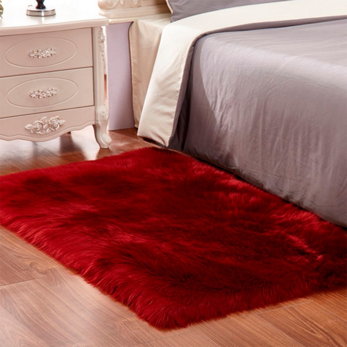 Alfombra Shaggy Decorativa Premium Rectangular Suave Moderna - Imagen 14