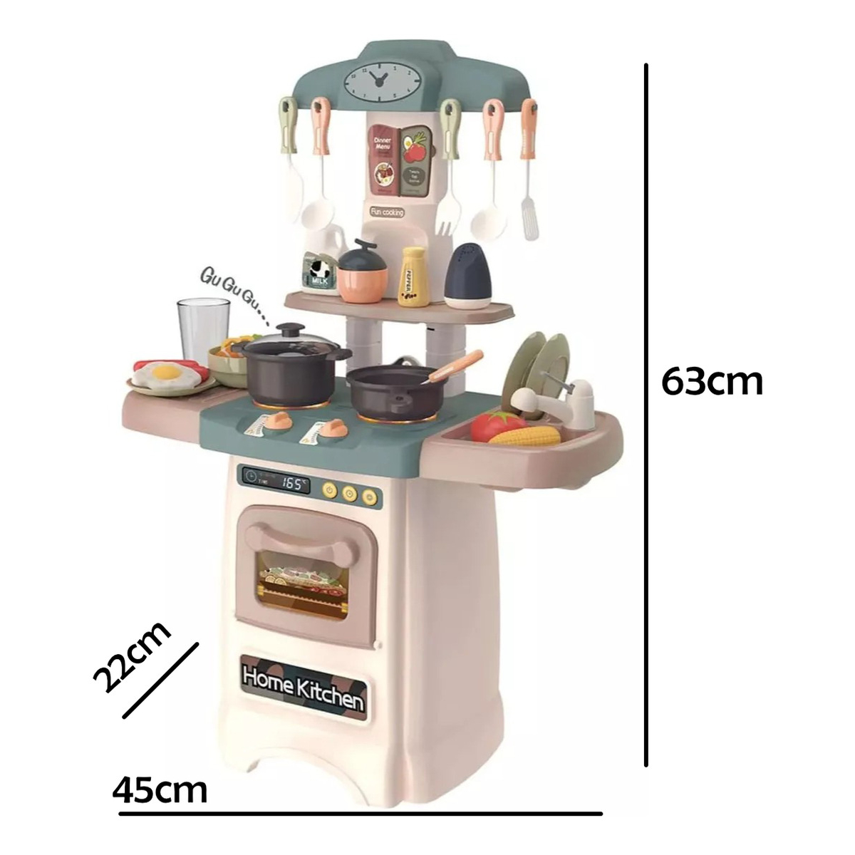 Juego De Cocina Set Completo Para Niñas Y Niños Infantil - Imagen 3