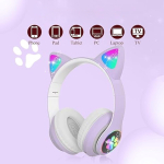 Auriculares Con Orejas Y Luces Divertidos Bluetooth - Imagen 35