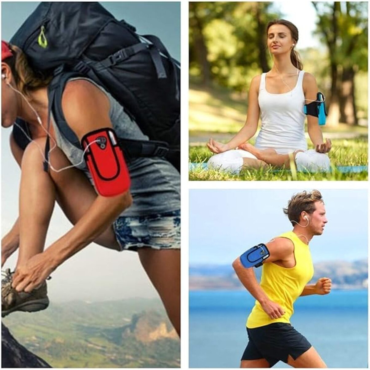 Brazalete Porta Celular P /brazo Running Impermeable Grande - Imagen 4