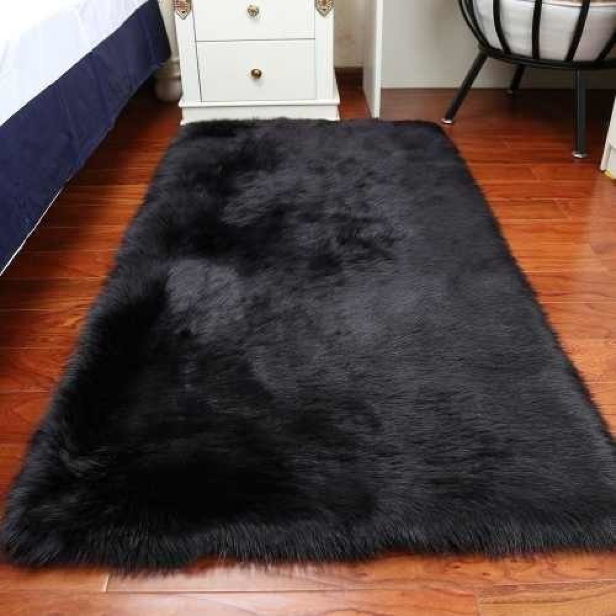 Alfombra Shaggy Decorativa Premium Rectangular Suave Moderna - Imagen 2