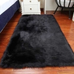 Alfombra Shaggy Decorativa Premium Rectangular Suave Moderna - Imagen 2