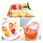 Hielera Cubetera 15 Hielo Gourmet Molde Silicona Rectangular - Imagen 6