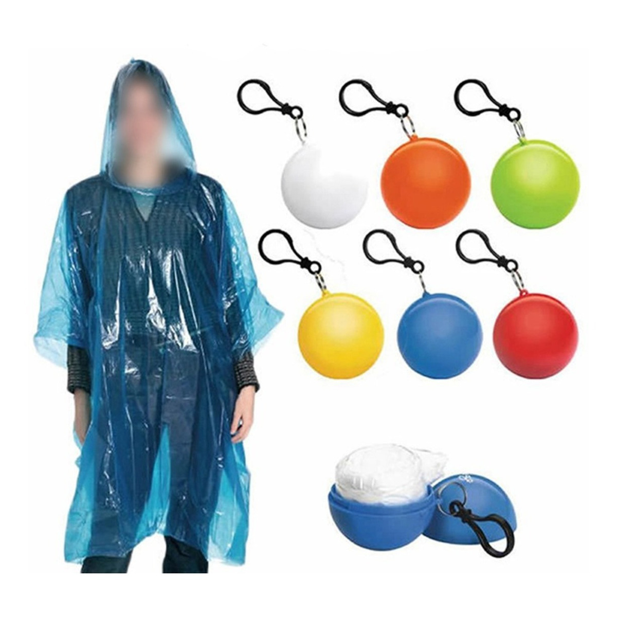 Pilot Poncho Lluvia Descartable Cartera Mochila Impermeable - Imagen 28