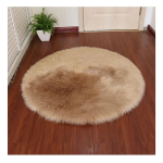 Alfombra Redonda Shaggy 90cm Premium Suave Moderna - Imagen 16