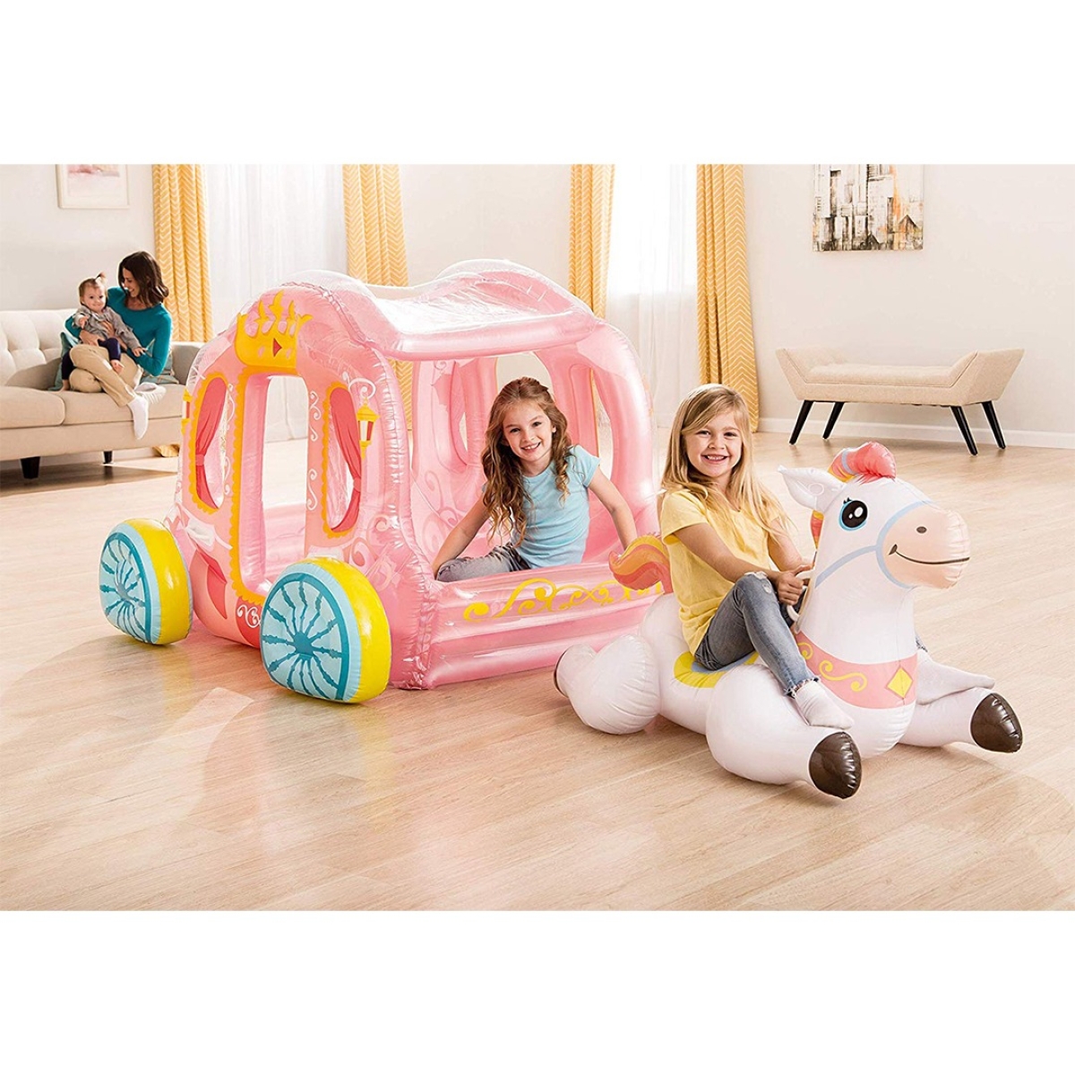 Inflable Piscina Carruaje Pony Caballo Inflable Intex - Imagen 4
