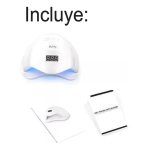 Lampara Uv Led 48w Cabina Secador Uñas En Gel Premium Sun 5 - Imagen 6