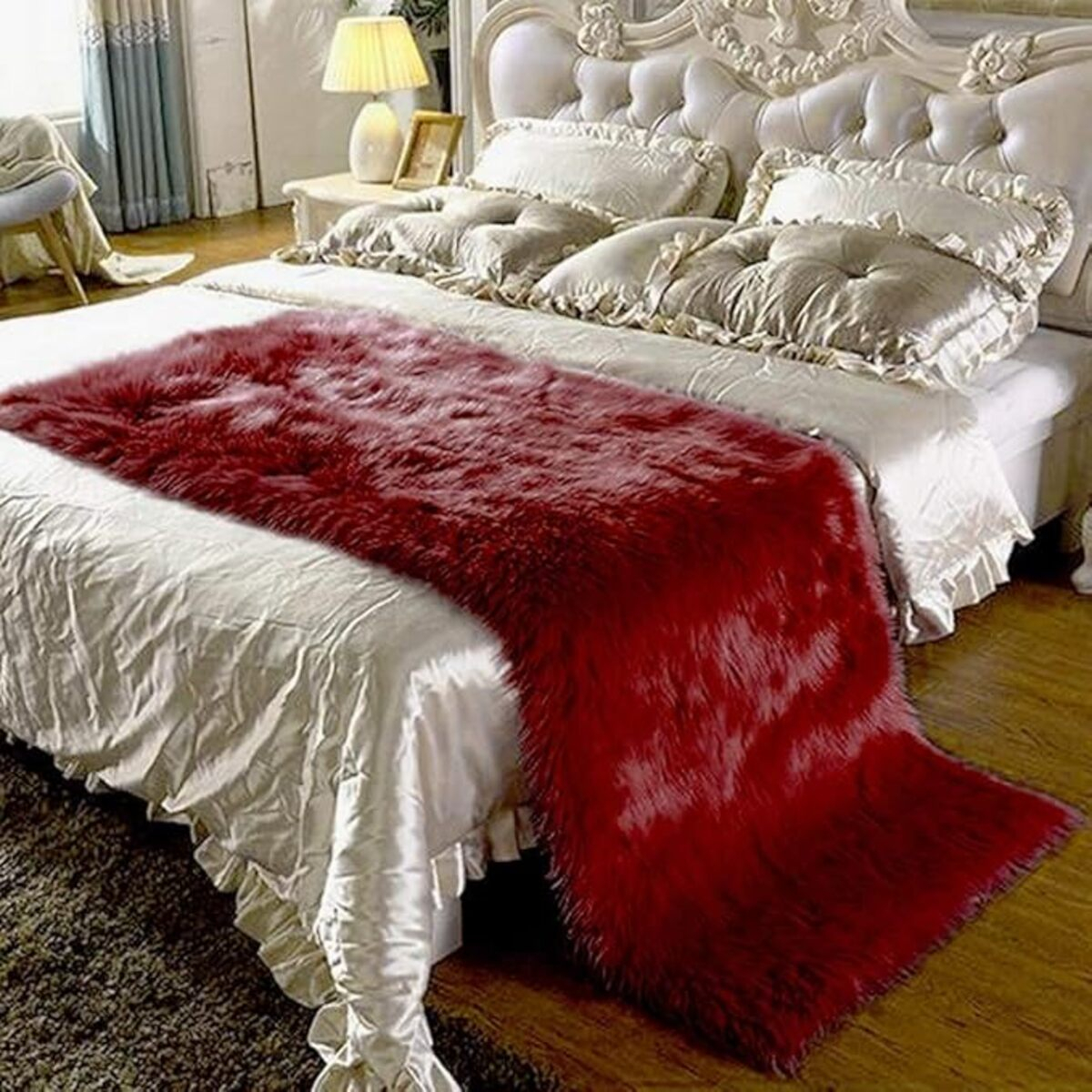 Alfombra Shaggy Decorativa Premium Rectangular Suave Moderna - Imagen 16