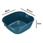 Recipiente Bowl De Plástico Ensaladera Mediano - Imagen 2